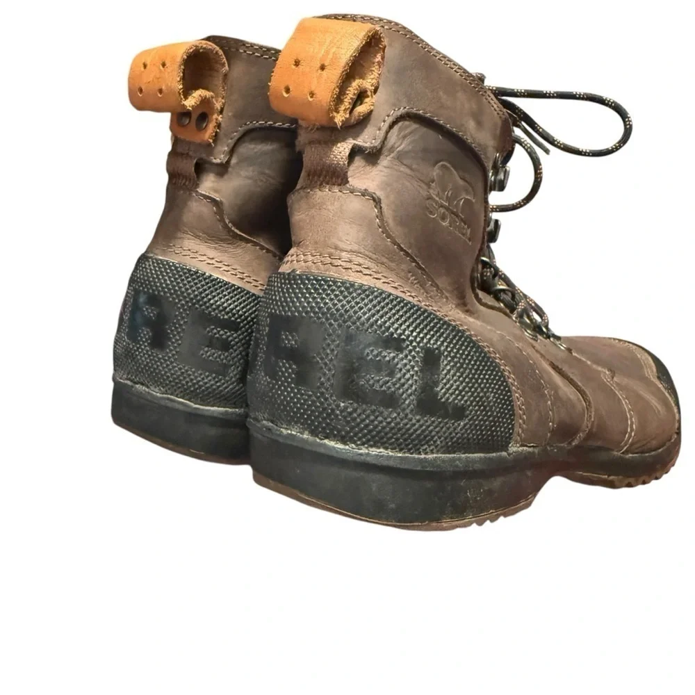 Sorel Ankeny Mid Rise Hiking Boot Size 8 Men Leather Waterproof Outdoor Gorpcore
